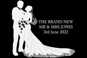 Fantabulous Media Wedding Bespoke Monogram Projection